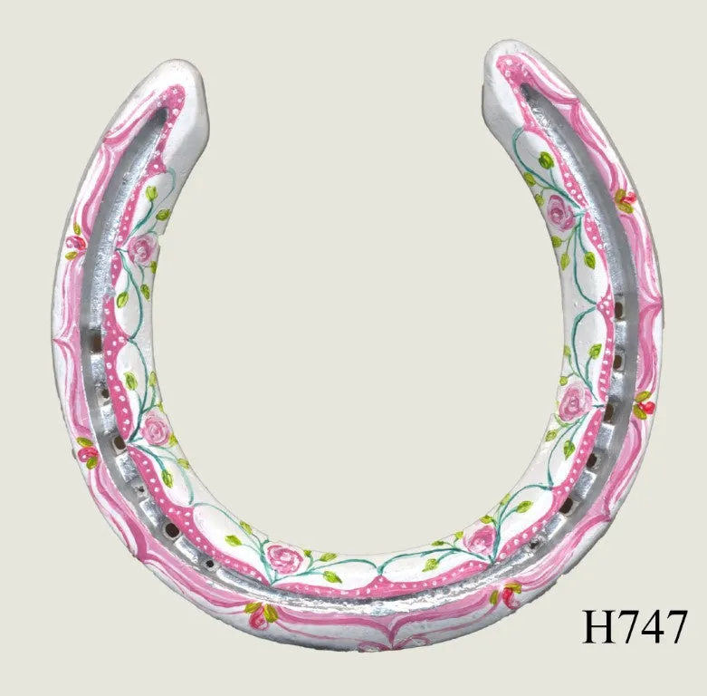 Various Hand Painted Horseshoes - By Gillian Kingslake