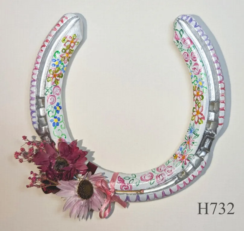 Various Hand Painted Horseshoes - By Gillian Kingslake