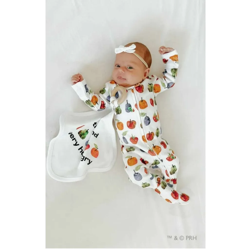 Very Hungry Caterpillar Organic 2-Way Zipper Footie - Fruit