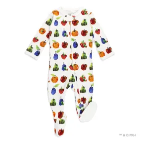 Very Hungry Caterpillar Organic 2-Way Zipper Footie - Fruit