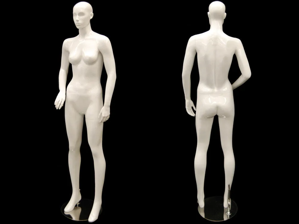 White Abstract Female Mannequin MM-ANNA01