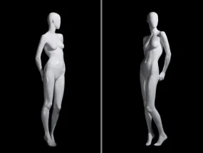 White Abstract Female Mannequin MM-OZIW2