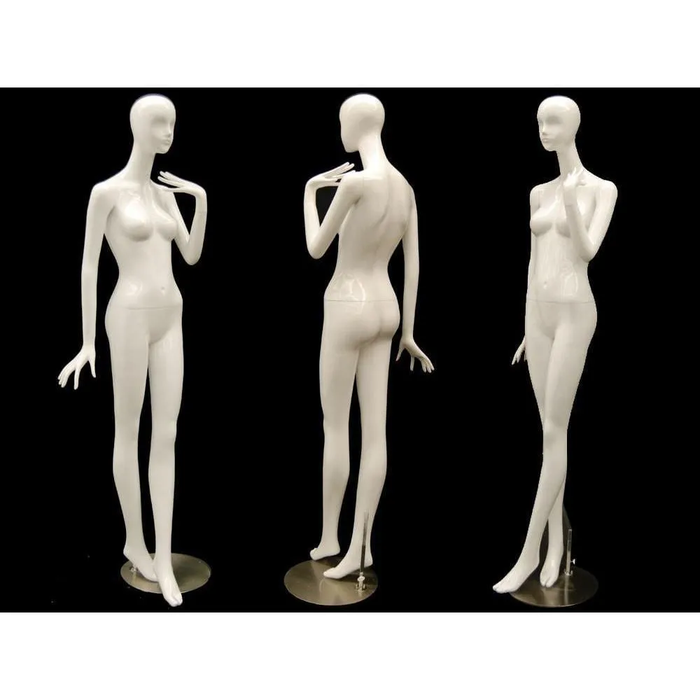 White Female Abstract Mannequin MM-IVY4