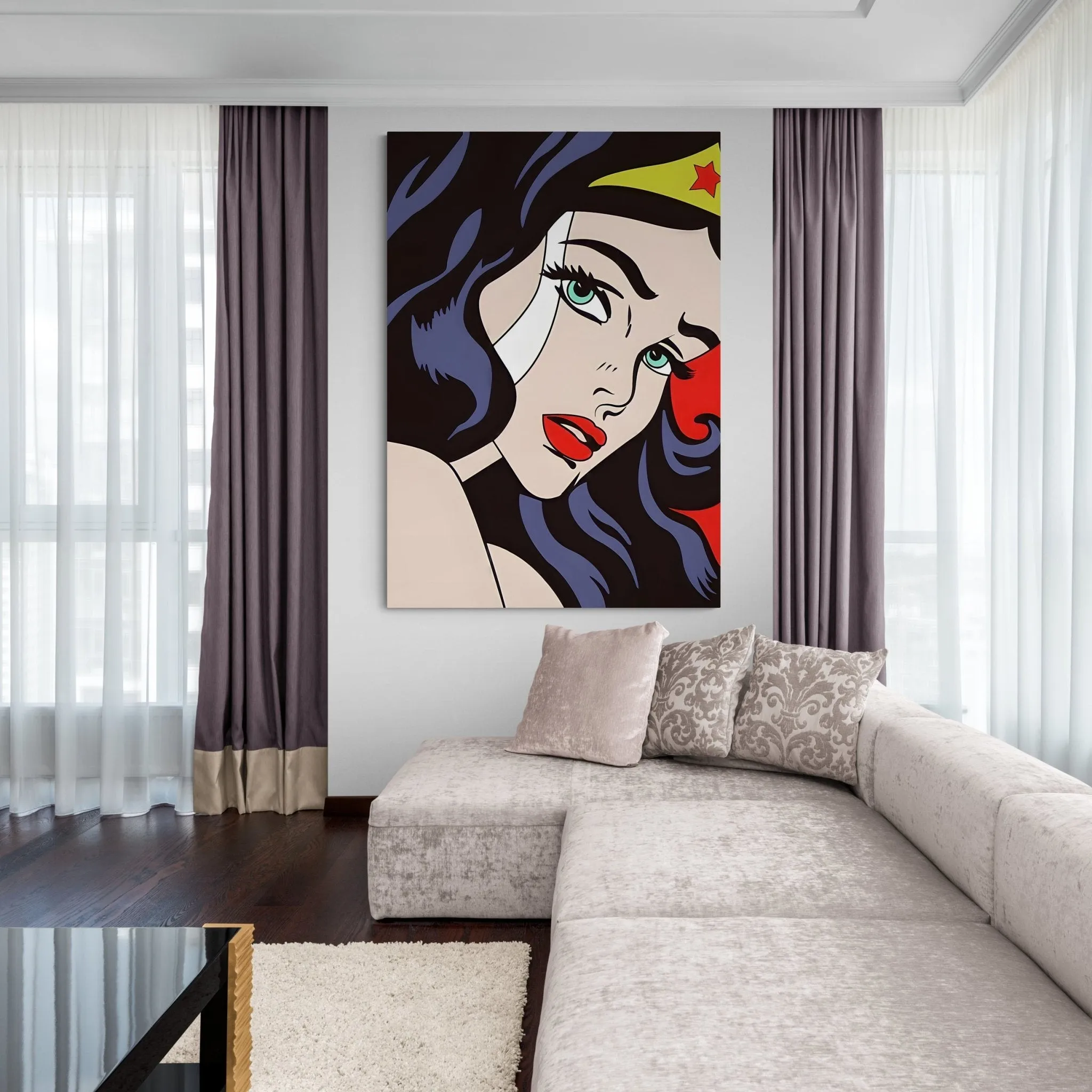 Woman Pop Art Canvas